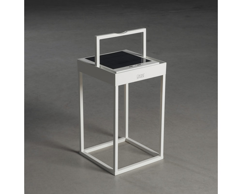 Solar Tischleuchte mit offenem Rahmen