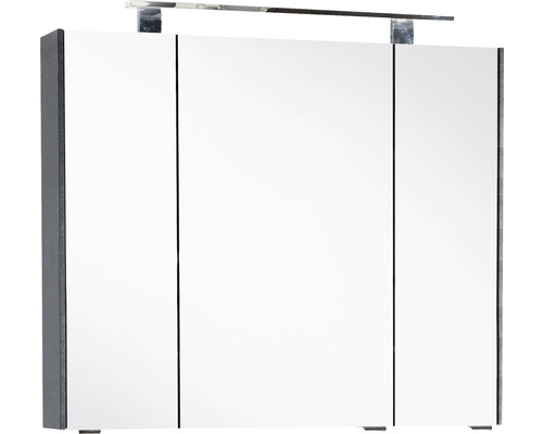 Spiegelschrank mit drei Türen und Beleuchtung