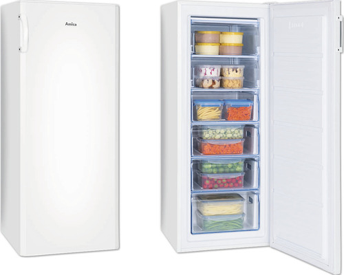 Gefrierschrank Amica GS 324 100 W BxHxT 55 x 141 x 60 cm Amica Gefrierschrank mit Gefrierschubladen