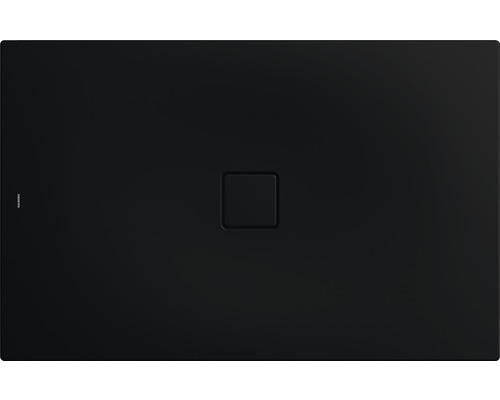 Duschwanne KALDEWEI CONOFLAT Secure Plus 867-1 180 x 100 x 3.2 cm schwarz matt vollflächige Antirutschbeschichtung 468400012676 Rechteckige Duschwanne aus Mineralguss mit Ablauf