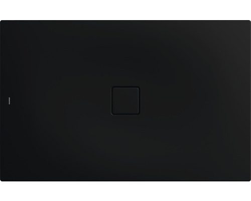 Duschwanne KALDEWEI CONOFLAT Secure Plus 861-1 160 x 100 x 3.2 cm schwarz matt vollflächige Antirutschbeschichtung 467700012676