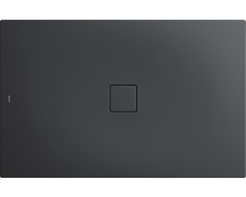 Duschwanne KALDEWEI CONOFLAT 857-1 150 x 100 x 3.2 cm cool grey 90 matt 467300010667 Rechteckige Duschwanne mit quadratischem Abfluss