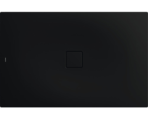 Duschwanne KALDEWEI CONOFLAT Secure Plus 796-1 140 x 100 x 3.2 cm schwarz matt vollflächige Antirutschbeschichtung 466600012676