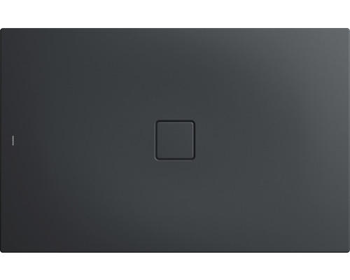 Duschwanne KALDEWEI CONOFLAT 793-1 130 x 100 x 3.2 cm cool grey 90 matt 466300010667 Rechteckige Duschwanne aus Mineralguss mit Ablaufgarnitur
