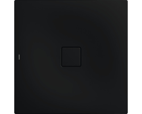 Duschwanne KALDEWEI CONOFLAT Secure Plus 790-1 120 x 120 x 3.2 cm schwarz matt vollflächige Antirutschbeschichtung 466000012676
