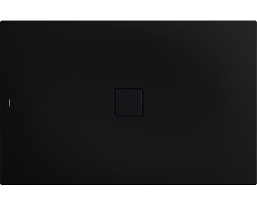 Duschwanne KALDEWEI CONOFLAT Secure Plus 789-1 120 x 100 x 3.2 cm schwarz matt vollflächige Antirutschbeschichtung 465900012676