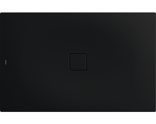 Duschwanne KALDEWEI CONOFLAT Secure Plus 788-1 110 x 90 x 3.2 cm schwarz matt vollflächige Antirutschbeschichtung 465800012676
