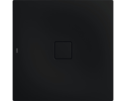 Duschwanne KALDEWEI CONOFLAT Secure Plus 786-1 100 x 100 x 3.2 cm schwarz matt vollflächige Antirutschbeschichtung 465600012676