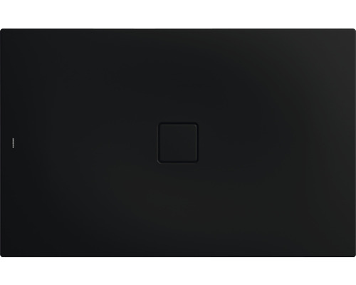 Duschwanne KALDEWEI CONOFLAT Secure Plus 784-1 100 x 90 x 3.2 cm schwarz matt vollflächige Antirutschbeschichtung 465400012676