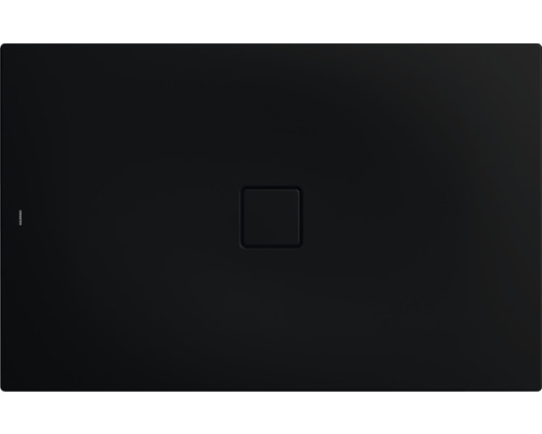 Duschwanne KALDEWEI CONOFLAT Secure Plus 782-1 120 x 80 x 3.2 cm schwarz matt vollflächige Antirutschbeschichtung 465200012676