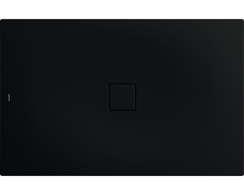 Duschwanne KALDEWEI CONOFLAT Secure Plus 781-1 100 x 80 x 3.2 cm schwarz matt vollflächige Antirutschbeschichtung 465100012676