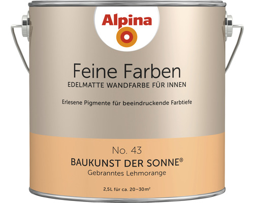 Alpina Feine Farben konservierungsmittelfrei Baukunst der Sonne 2,5 L