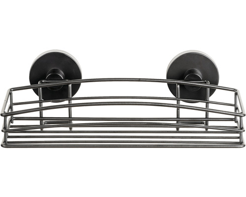 Duschablage aus Metall mit Saugnapfbefestigung