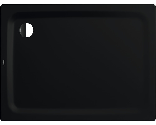 Duschwanne KALDEWEI SUPERPLAN CLASSIC Secure Plus 389-1 120 x 80 x 2.5 cm schwarz matt vollflächige Antirutschbeschichtung 447300012676