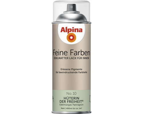 Alpina Feine Farben Sprühlack Hüterin d Freiheit edelmütiges patinagrün 400 ml