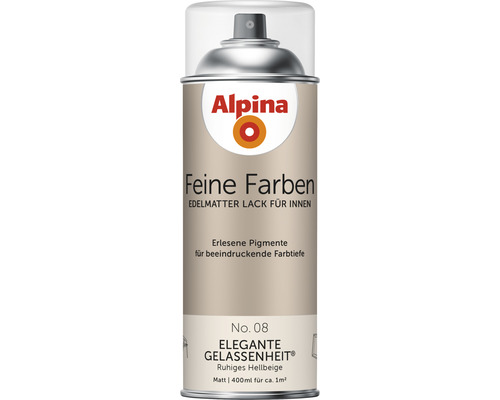 Alpina Feine Farben Sprühlack Elegante Gelassenhheit ruhiges hellbeige 400 ml