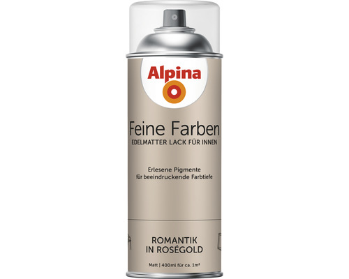 Alpina Feine Farben Sprühlack Romantik Roségold roségold 400 ml