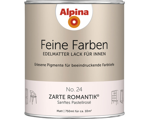 Alpina Feine Farben Lack Zarte Romantik sanftes pastellrosé 750 ml