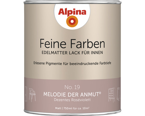 Alpina Feine Farben LackMelodie der Anmutdezentes roséviolett 750 ml