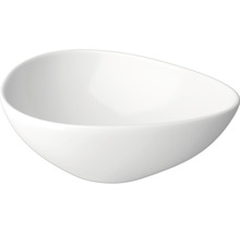 Cersanit Aufsatzwaschbecken MODUO 56,5 x 36,5 cm weiß glänzend Glasiert CCWT1000706401