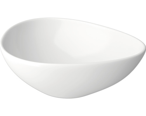 Aufsatzwaschbecken Moduo 56,5 cm asymetrisch weiß