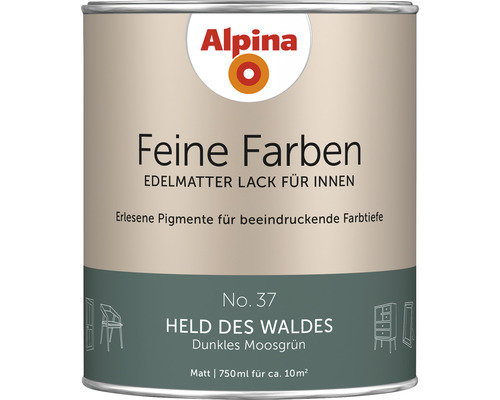 Alpina Feine Farben Lack Held des Waldes dunkles moosgrün 750 ml