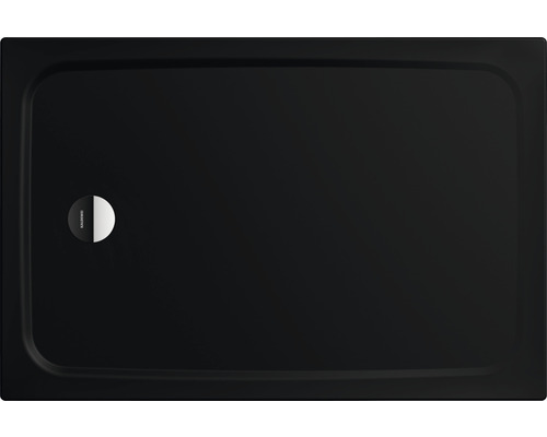 Duschwanne KALDEWEI CAYONOPLAN Secure Plus 2271-1 80 x 150 x 4 cm schwarz matt vollflächige antirutschbeschichtung 363100012676 Rechteckige Duschwanne aus Stahl-Emaille