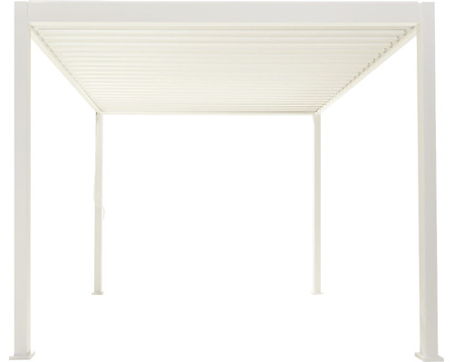 Freistehende Pergola mit Lamellendach für den Garten