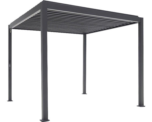 Freistehende Pergola aus Aluminium mit Lamellendach