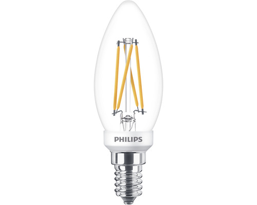 LED Kerzenlampe dimmfunktion B35 klar E14/3,4W(40W) 470 lm 2200- 2700 K warmweiß Warm Glow