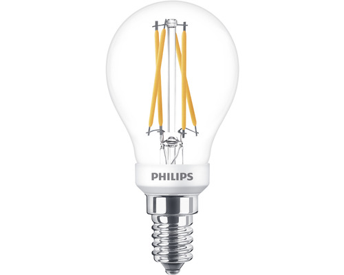 LED Tropfenlampe dimmfunktion P45 klar E14/3,4W(40W) 470 lm 2200- 2700 K warmweiß Warm Glow LED Tropfenlampe dimmfunktion P45 klar E14/3,4W(40W) 470 lm 2200- 2700 K warmweiß Warm Glow