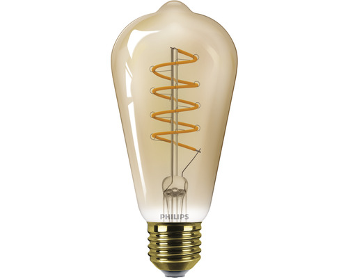 LED Lampe dimmbar ST64 gold E27/5,5W(25W) 250 lm 1800 K warmweiß