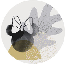 Abstrakte Darstellung von Minnie Maus mit Schleife