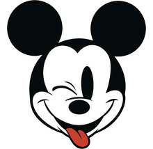 Fototapete selbstklebend DD1-057 Dot Disney Mickey Head Optimism Ø 125 cm