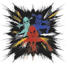 Fototapete Vlies IADX6-080 Into Adventure Spider-Man Color Explosion 6-tlg. 300 x 280 cm