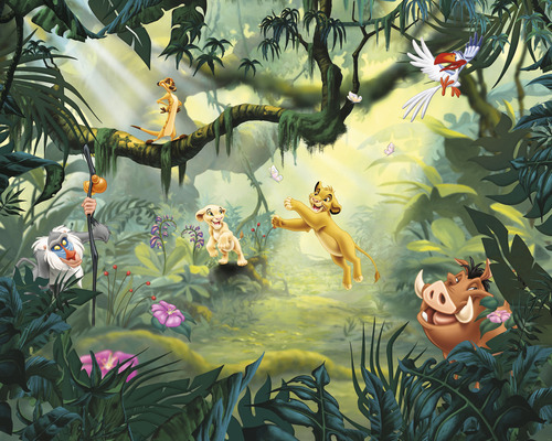 Fototapete Vlies IADX7-004 Into Adventure Disney Lion King Hakuna Matata 7-tlg. 350 x 280 cm