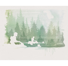 Fototapete Vlies IADX7-006 Into Adventure Star Wars Endor Speeders 7-tlg. 350 x 280 cm