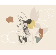 Illustration von Minnie Mouse mit abstrakten Formen