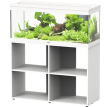 Aquariumkombination aquatlantis Prestige 100 Schrank offen weiß