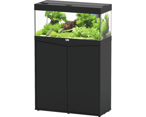 Aquariumkombination aquatlantis Prestige 80 Schrank geschlossen schwarz