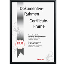 Schwarzer Hama Dokumentenrahmen im Format DIN A4