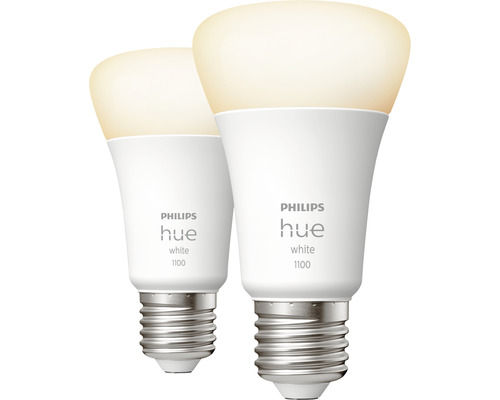 Zwei Philips Hue White 1100 Glühbirnen