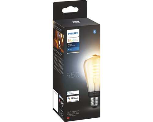 Philips Hue White Ambiance E27 Lampe in Verpackung