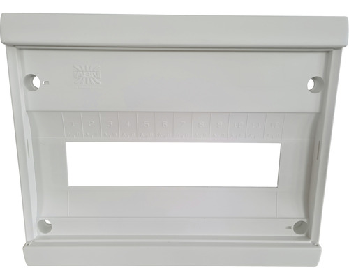 Leergehäuse für Kleinverteiler mit zwölf Moduleinheiten