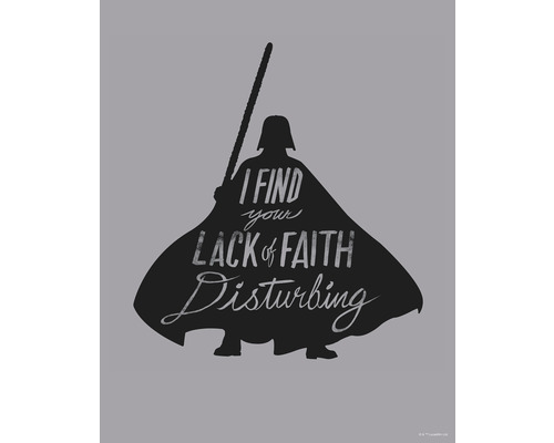 Poster Star Wars Silhouette Quotes Vader 40x50 cm