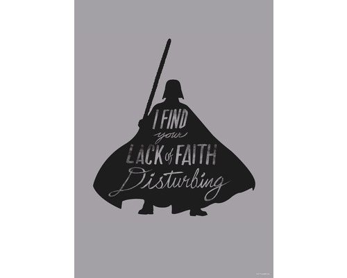 Poster Star Wars Silhouette Quotes Vader 50x70 cm