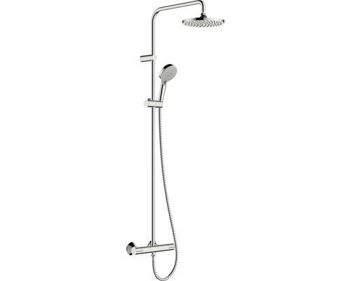 hansgrohe Duschsäule inkl. Thermostat VERNIS BLEND Showerpipe 200 1jet EcoSmart chrom 26089000