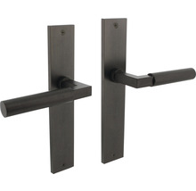Langschildgarnitur Intersteel Baustil Blind anthrazit matt