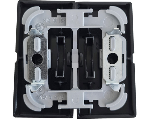 Detailansicht eines Schalteinsatzes für einen Lichtschalter