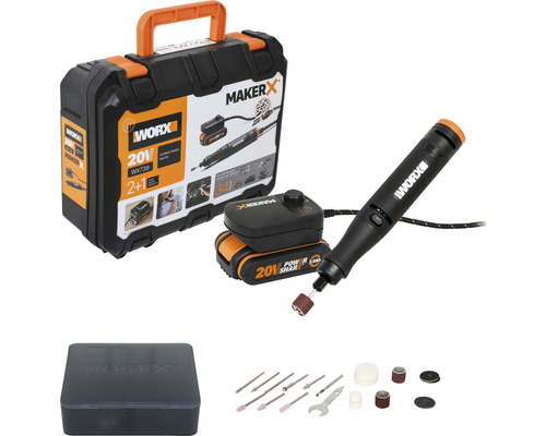 WORX MakerX Multifunktionswerkzeug WX739 inkl. HubX HORNBACH